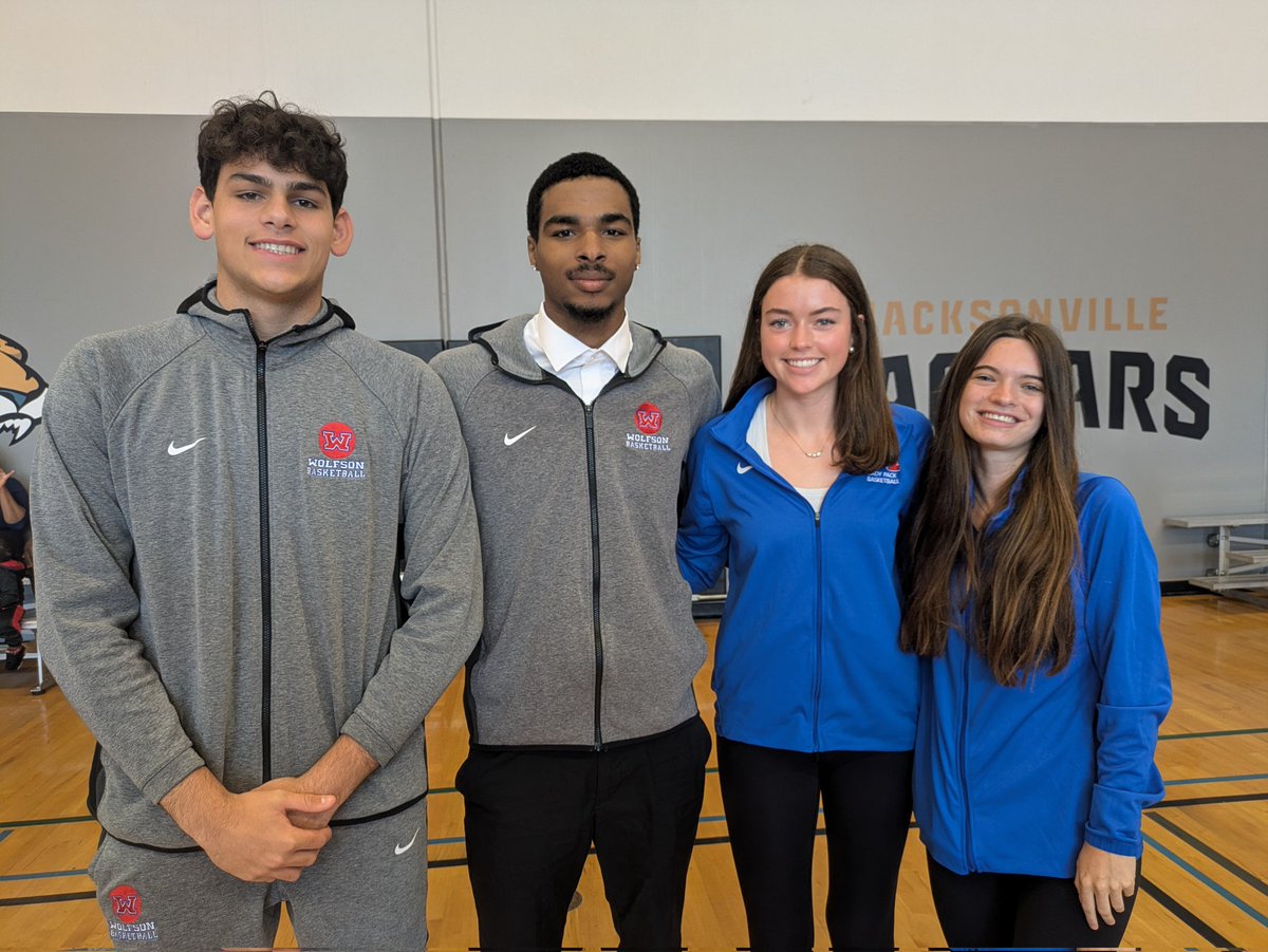 Clayton Freeman (@cfreemanjax) on Twitter photo Jordan Wolrich, Cornel Wheeler, Anne Craig Charnley and Hannah Timmerman are here with <a href="/WolfsonAthletic/">Wolfson Athletics</a>. Jordan Wolrich, Cornel Wheeler, Anne Craig Charnley and Hannah Timmerman are here with <a href="/WolfsonAthletic/">Wolfson Athletics</a>.