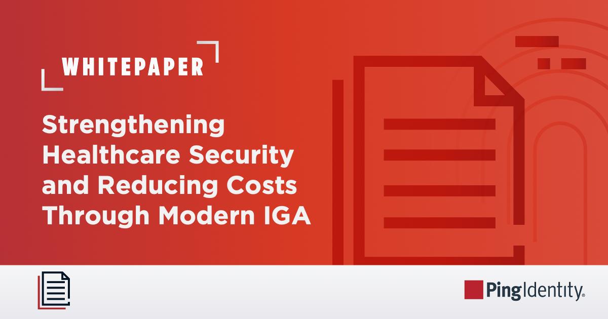 Healthcare is the #1 target for cybercriminals, with breaches up 128% since 2022. #PingIdentity's latest white paper dives into how modern IGA can help secure sensitive data and reduce costs. Download now to learn more! ow.ly/Z0gL30sHo7v