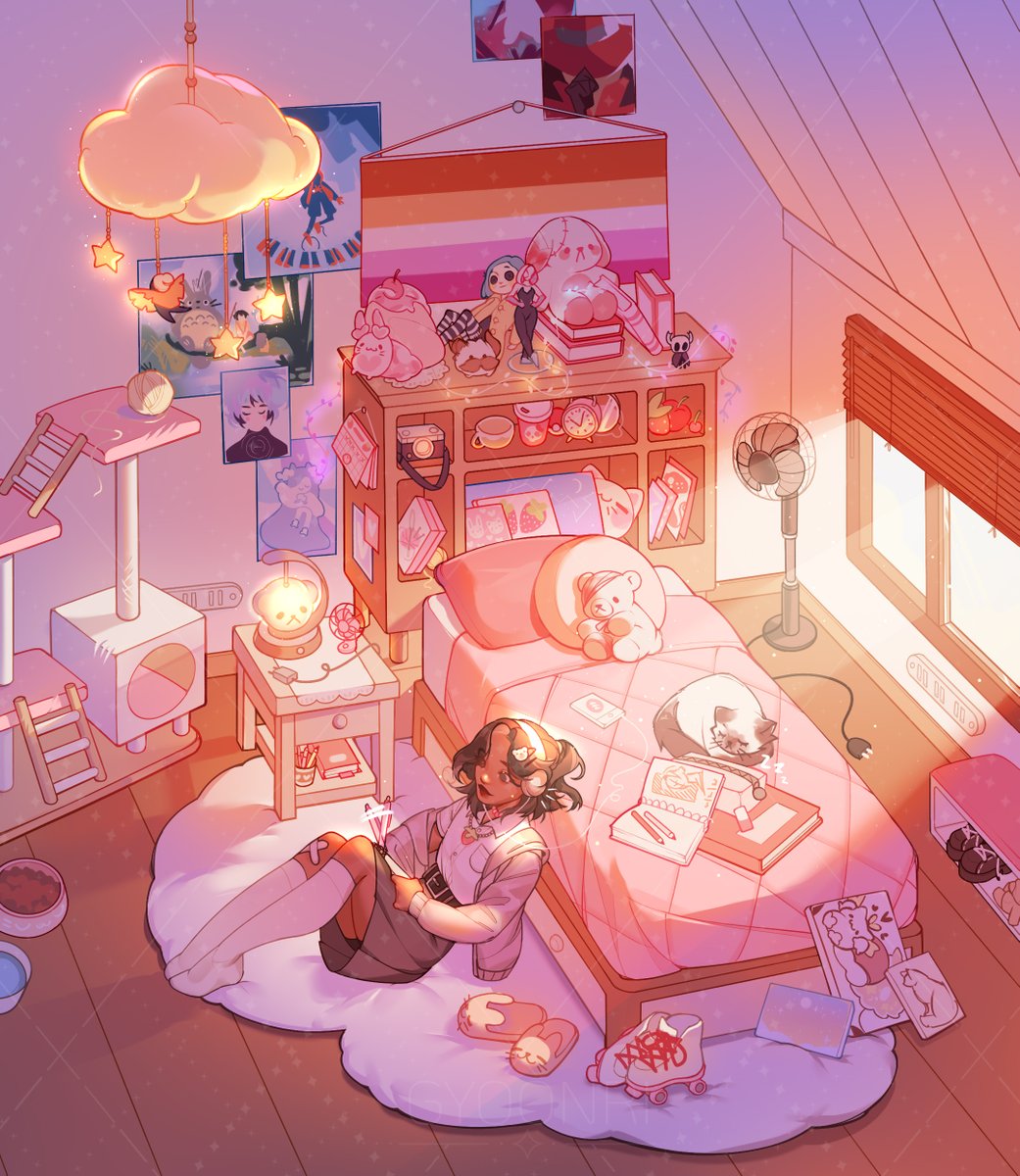 gyoonri's tweet photo. What else to ask for? ☁️ #VGen complex illust piece I completed for @/Nixiefy1 last week 🩷 https://t.co/AYDEUAzXa2