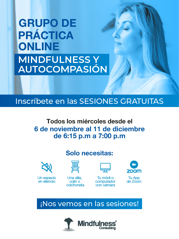 ✨Hemos abierto un #grupo de práctica para la iniciación y el mantenimiento de la práctica de #mindfulness y autocompasión, dirigido a alumnos nuevos y antiguos que estén interesados en obtener un espacio para meditar en grupo.
📝Inscríbete GRATIS aquí: bit.ly/3U8lcWt