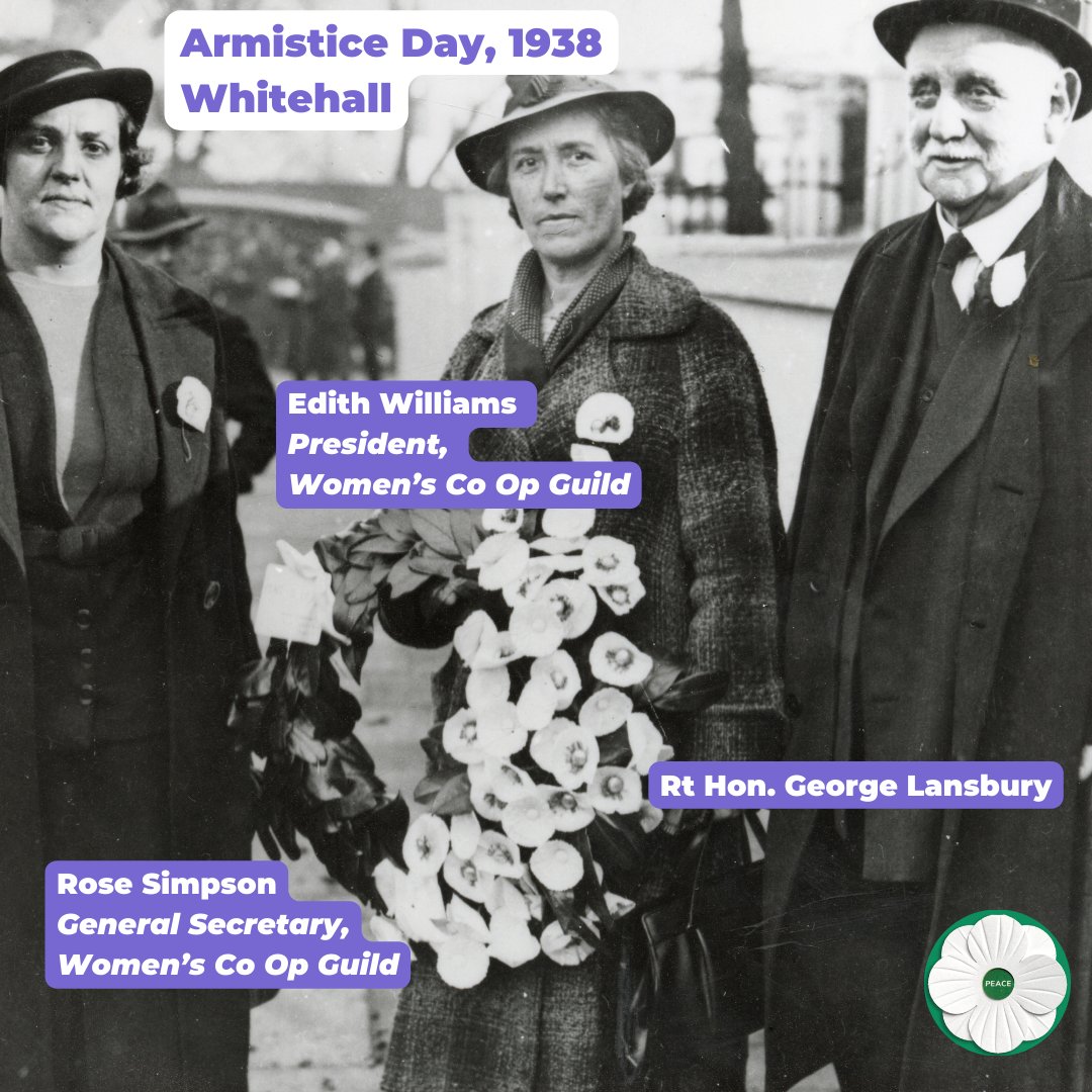 PPUtoday's tweet image. First produced in 1933 by the Co Operative Women’s Guild, and now distributed by the Peace Pledge Union, White Poppies are worn by thousands of people every year in the UK and abroad.
Get your White Poppy in time for Remembrance ⬇️🕊️
ppu.org.uk