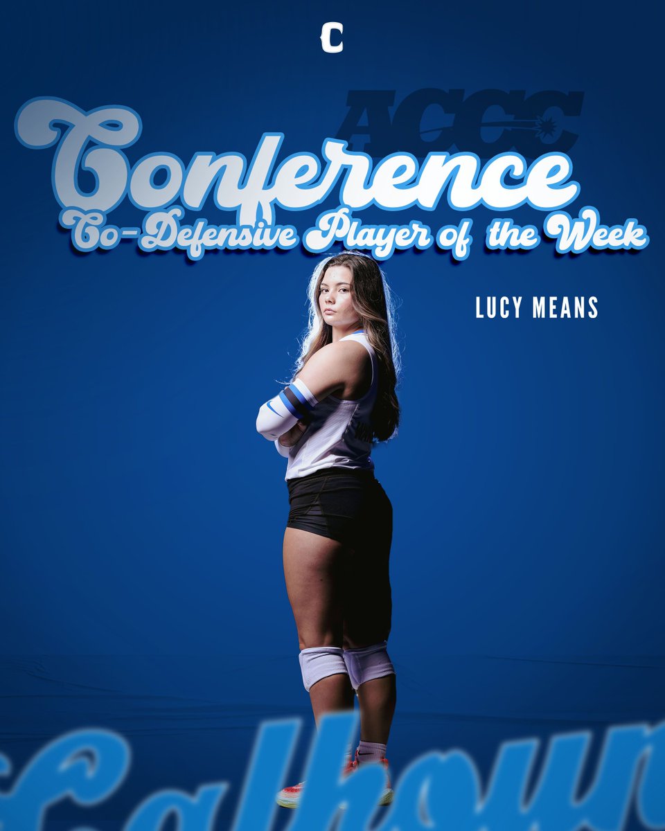 🚨 𝗔𝗖𝗖𝗖 𝗖𝗢-𝗗𝗘𝗙𝗘𝗡𝗦𝗜𝗩𝗘 𝗣𝗟𝗔𝗬𝗘𝗥 𝗢𝗙 𝗧𝗛𝗘 𝗪𝗘𝗘𝗞 🚨

Congratulations to Lucy Means on being named ACCC Volleyball Co-Defensive Player of the Week 🔥

#WarhawkNation