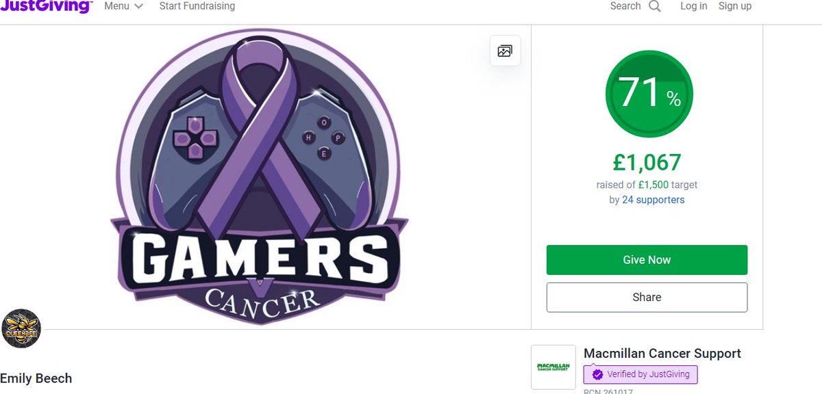 This weekend has been amazing - the first of two fundraiser weekends for #macmillan was a huge sucess! Thanks to some awesome support from viewers, donators, gamers, creators, devs and publishers we are well over halfway to our goal!! Next weekend is Valheim -be sure to tune in!