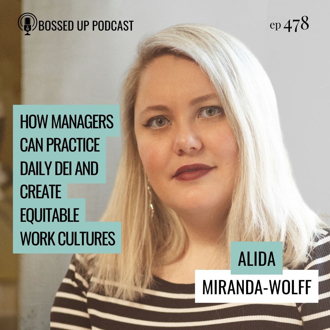 How can leaders better navigate the ever-changing #DEIB landscape? 🧭

In this episode of the Bossed Up #podcast,  Alida Miranda-Wolff shares what leaders can do to build #CulturesOfBelonging.

Find the full episode and blog post here: bossedup.org/podcast/episod…
