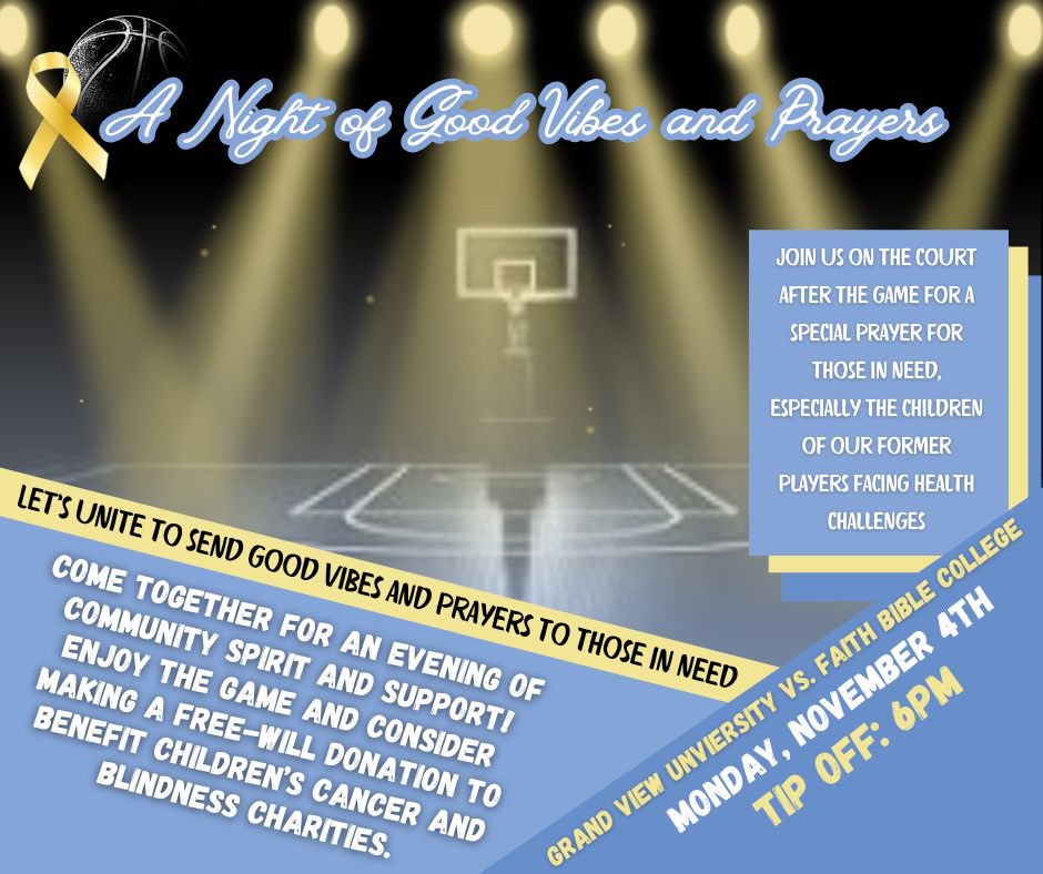 Join us November 4 for a night of Hoops and Prayer 🏀🏀