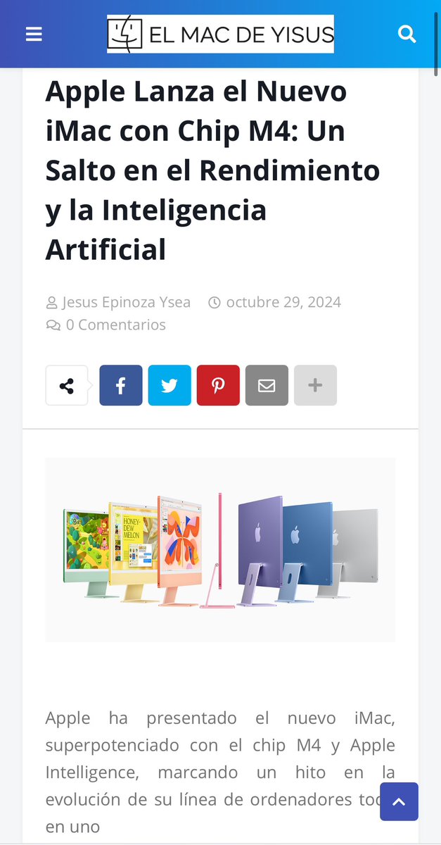 YisusTech's tweet image. Artículo del día