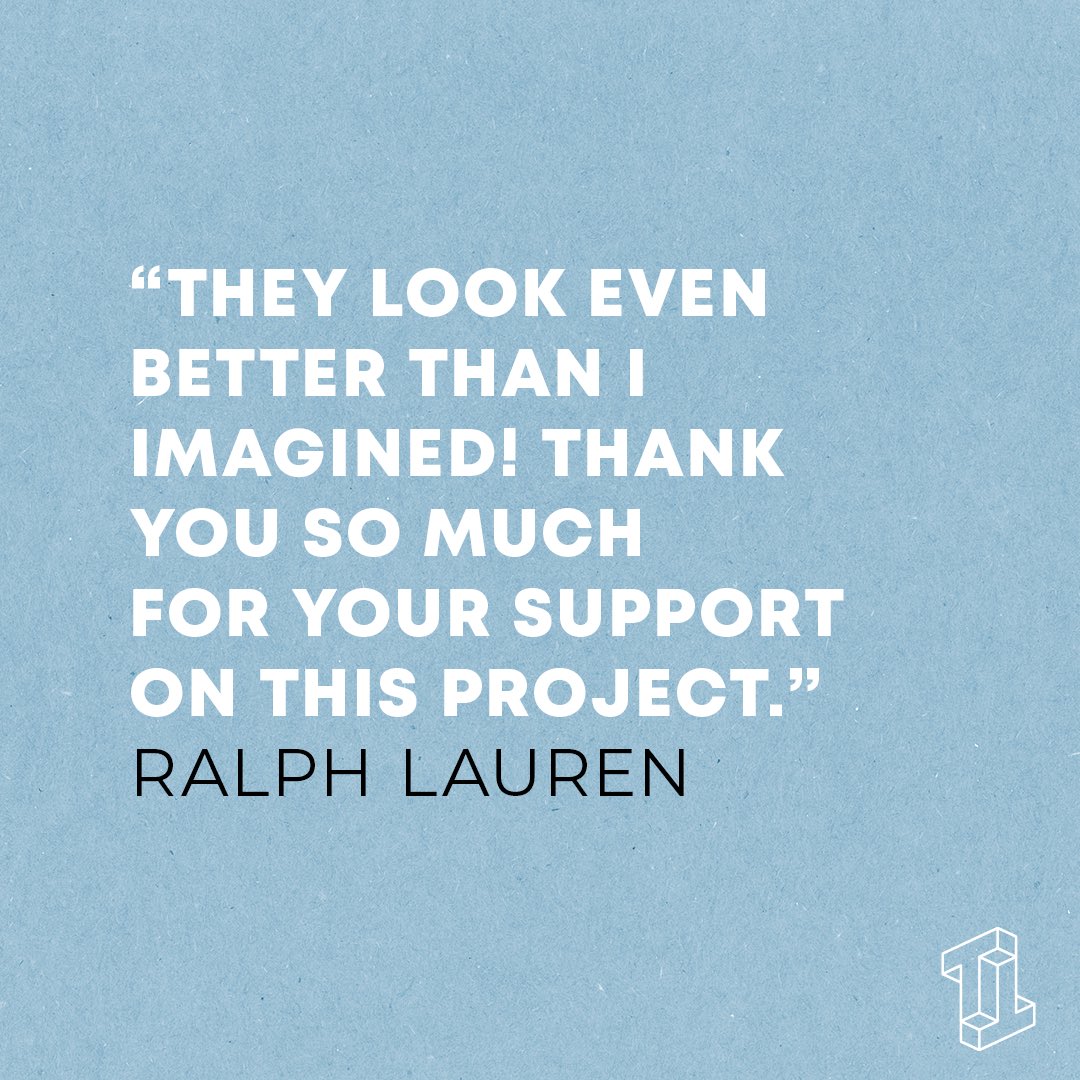 Whether you're an emerging start-up or a huge brand like Ralph Lauren looking to create something new within your team, we put our 25 years of experience and innovation into all our projects from start to finish.
