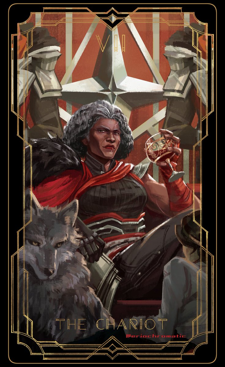 riotgames's tweet image. &quot;I will give you the world, child, if you prove you can take it.&quot;

@eriochromatic reimagines Ambessa as “The Chariot.”