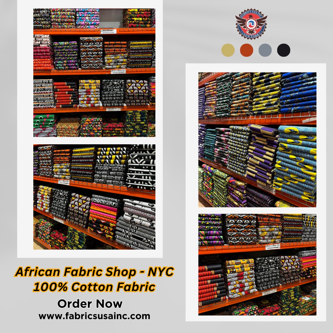 📷 Discover the Largest African Prints Fabric Shop in NYC!
📷 Exclusive Designs • Vibrant Colors • Authentic Textiles
.
Shop online: fabricsusainc.com
Wholesale Inquiry call: 3477745575
Store Location: 1448 Commerce Ave, Bronx NY10461