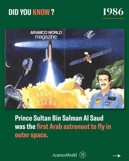 DanielD624's tweet photo. Our January/February 1986 cover story featured NASA Mission STS 51-G, the first Shuttle flight employing astronauts from three nations, including France, the United States, and Saudi Arabia’s Prince Sultan Bin Salman Al Saud—who became the first Arab in... https://t.co/7BiKGd1wE0 https://t.co/vqceNCn6cp