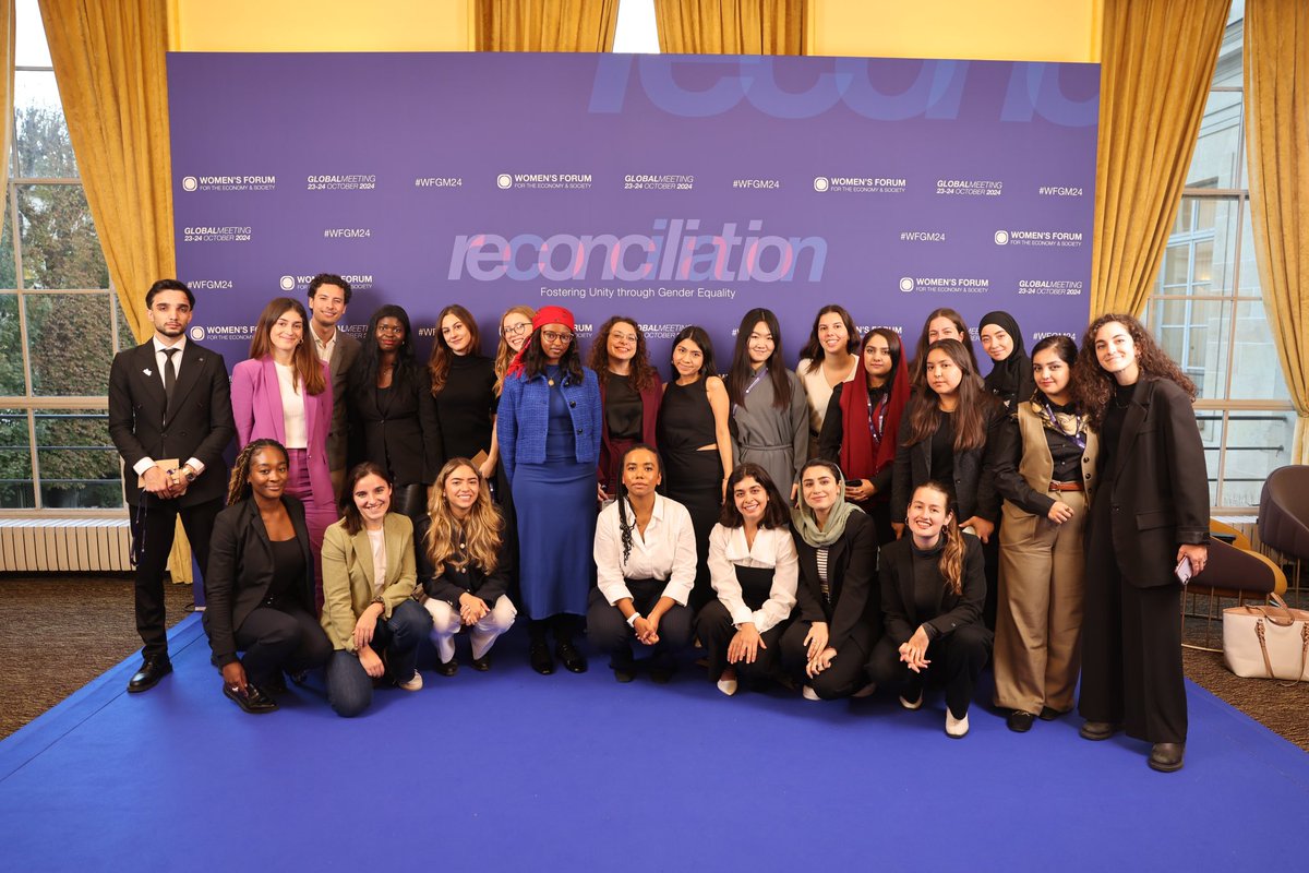 Merem Mastoura Tahar #التباوية (@meremtahar) on Twitter photo Thank you <a href="/Womens_Forum/">Women's Forum</a> for inviting me as one of the youngest guest speakers. I led a leadership session to inspire these young ambassadors: My background, the work of <a href="/asso_fdt/">LES FEMMES DE LA DIASPORA TCHADIENNE</a> , my role as the first special youth envoy for a <a href="/UNCCD/">UN Land and Drought</a> COP, <a href="/ARDonwahi/">Alain-Richard DONWAHI</a> .
#wf2024 Thank you <a href="/Womens_Forum/">Women's Forum</a> for inviting me as one of the youngest guest speakers. I led a leadership session to inspire these young ambassadors: My background, the work of <a href="/asso_fdt/">LES FEMMES DE LA DIASPORA TCHADIENNE</a> , my role as the first special youth envoy for a <a href="/UNCCD/">UN Land and Drought</a> COP, <a href="/ARDonwahi/">Alain-Richard DONWAHI</a> .
#wf2024