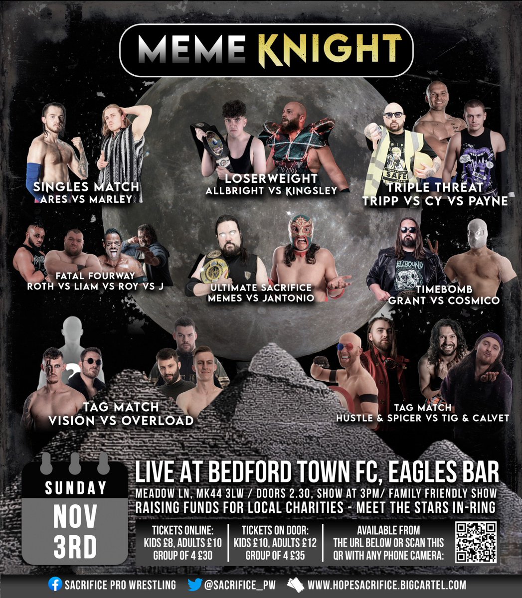 THIS SUNDAYS HUGE CARD!

Plus a few other surprises 😎 Got your ticket yet?

—-
🎟️ THIS SUNDAY TICKETS @ buff.ly/3OhZlX3