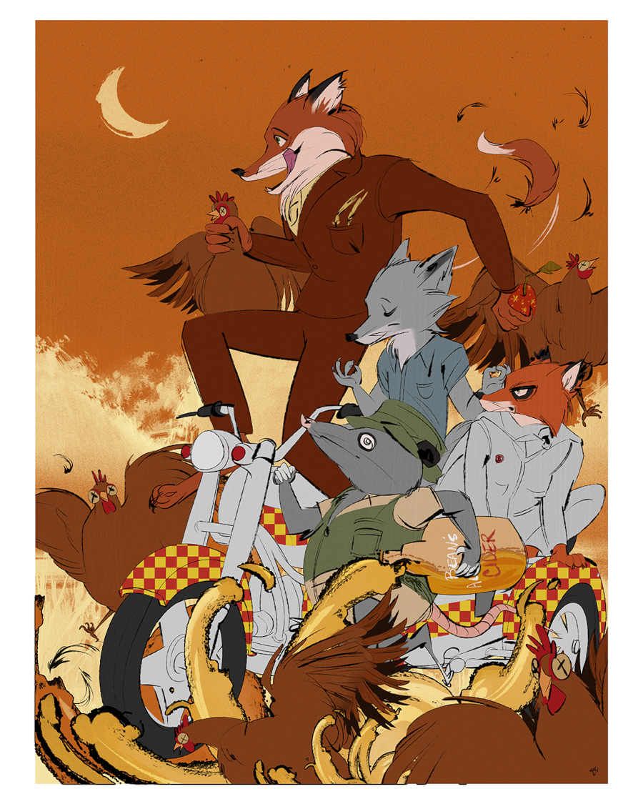 BeautifulBzarre's tweet photo. EXHIBITION // Wes Anderson Tribute: Bad Dads IX group exhibition at @Spoke_Art
>> https://t.co/PbEUfyzSqy
Hannah Gillingham: Grand Budapest Hotel, 2024
Isabella Addison: Margo, 2024
Zi Xu: Fantastic Mr Fox, 2024
#beautifulbizarre #artshow #wsesanderson #spokeart https://t.co/Ug7mTYxDoY