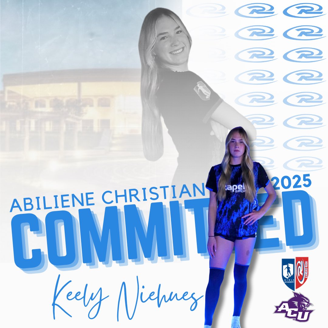 Kansas Rush Girls Academy (@ksrgirlsacademy) on Twitter photo Congratulations to <a href="/ksrushga0607/">Kansas Rush GA 06/07</a> <a href="/NiehuesKeely/">Keely Niehues</a> 2025 M/F on her commitment to play #D1 soccer <a href="/ACU_Soccer/">ACU Soccer</a>
We can’t wait to cheer you on at the next level! #ruid
For more awesome & available 2025s & 2026s check this out!
canva.com/design/DAGTitU… Congratulations to <a href="/ksrushga0607/">Kansas Rush GA 06/07</a> <a href="/NiehuesKeely/">Keely Niehues</a> 2025 M/F on her commitment to play #D1 soccer <a href="/ACU_Soccer/">ACU Soccer</a>
We can’t wait to cheer you on at the next level! #ruid
For more awesome & available 2025s & 2026s check this out!
canva.com/design/DAGTitU…