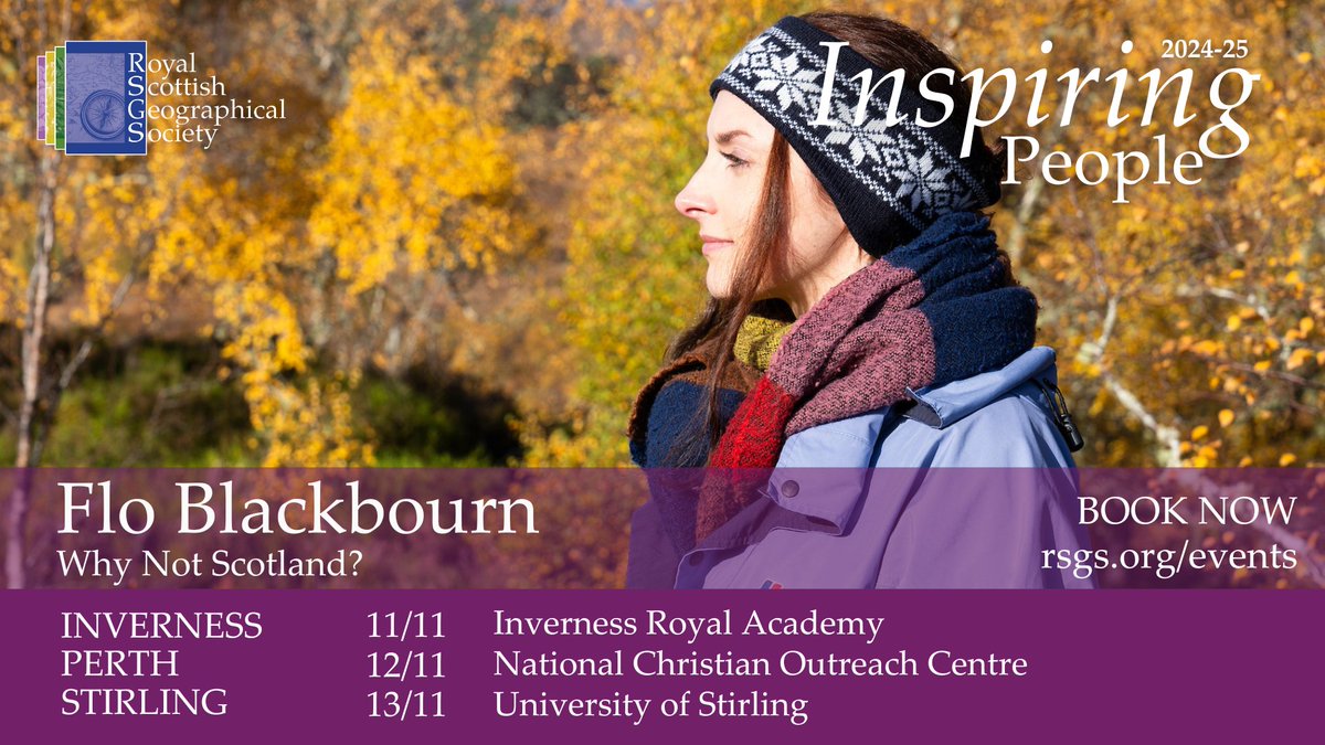 What can Scotland learn from other countries when it comes to rewilding? 🌲🌿

Join Flo Blackbourn as she screens her documentary 'Why Not Scotland?', following her journey around nature restoration projects and rewilded areas across Europe!

Tickets: rsgs.org/events