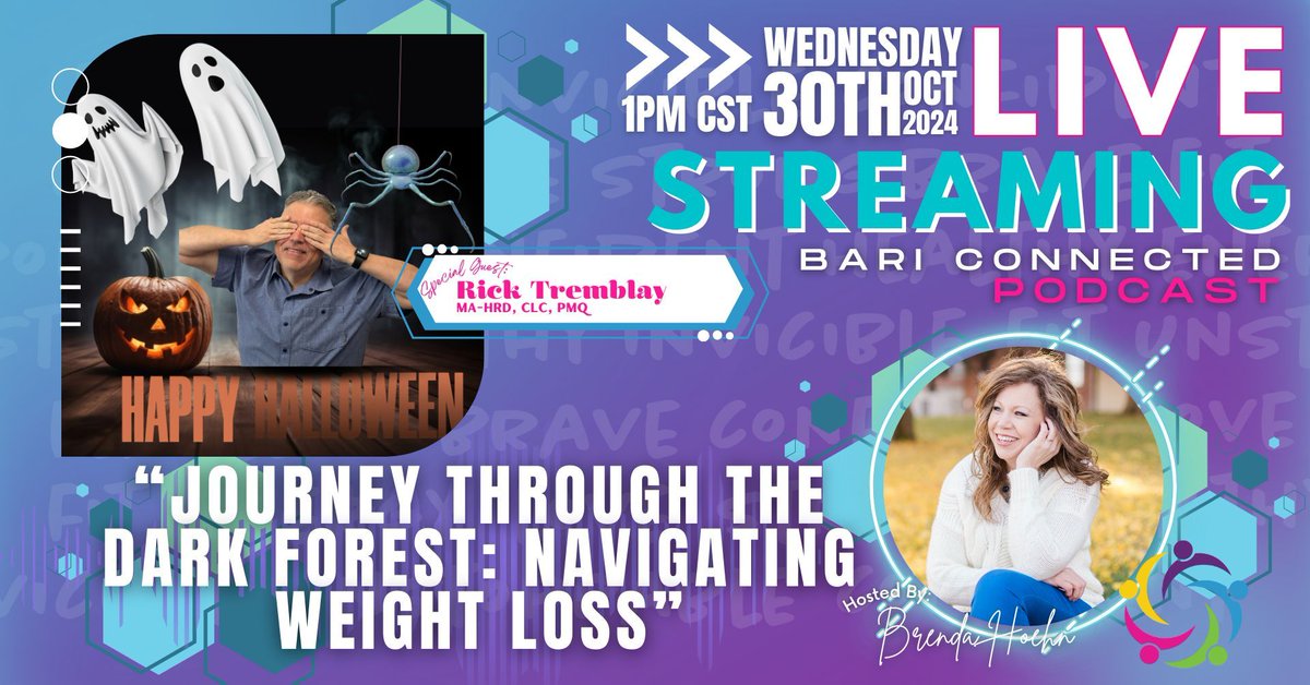 Join us tomorrow for “Journey Through the Dark Forest: Navigating Weight Loss” with Rick Tremblay! 🌟 Gain valuable insights for your weight loss journey.

🗓️ Oct 30 | 🕑 2 PM CST / 3 PM EST