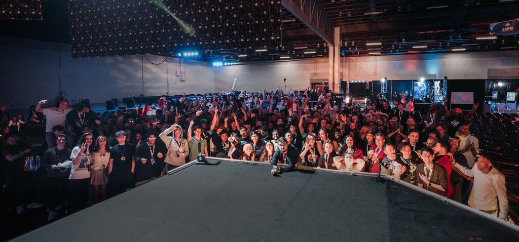 Brawlhalla's tweet photo. The #BCXRewind is taking over the Dev Stream today! Join us as we recap some amazing moments from BCX 2022! https://t.co/rJIMjGDbOh