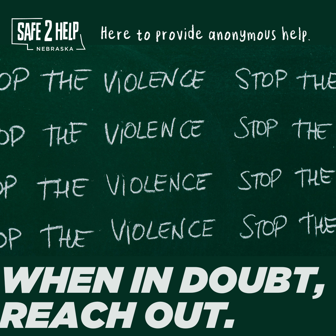 This Domestic Violence Awareness Month, remember: your safety comes first. If you feel unsafe or know someone else who does, make an anonymous report through Safe2Help or call the Child Abuse and Neglect Hotline: (800) 652-1999.📱

Visit 👉 safe2helpne.org. #DVAM2024