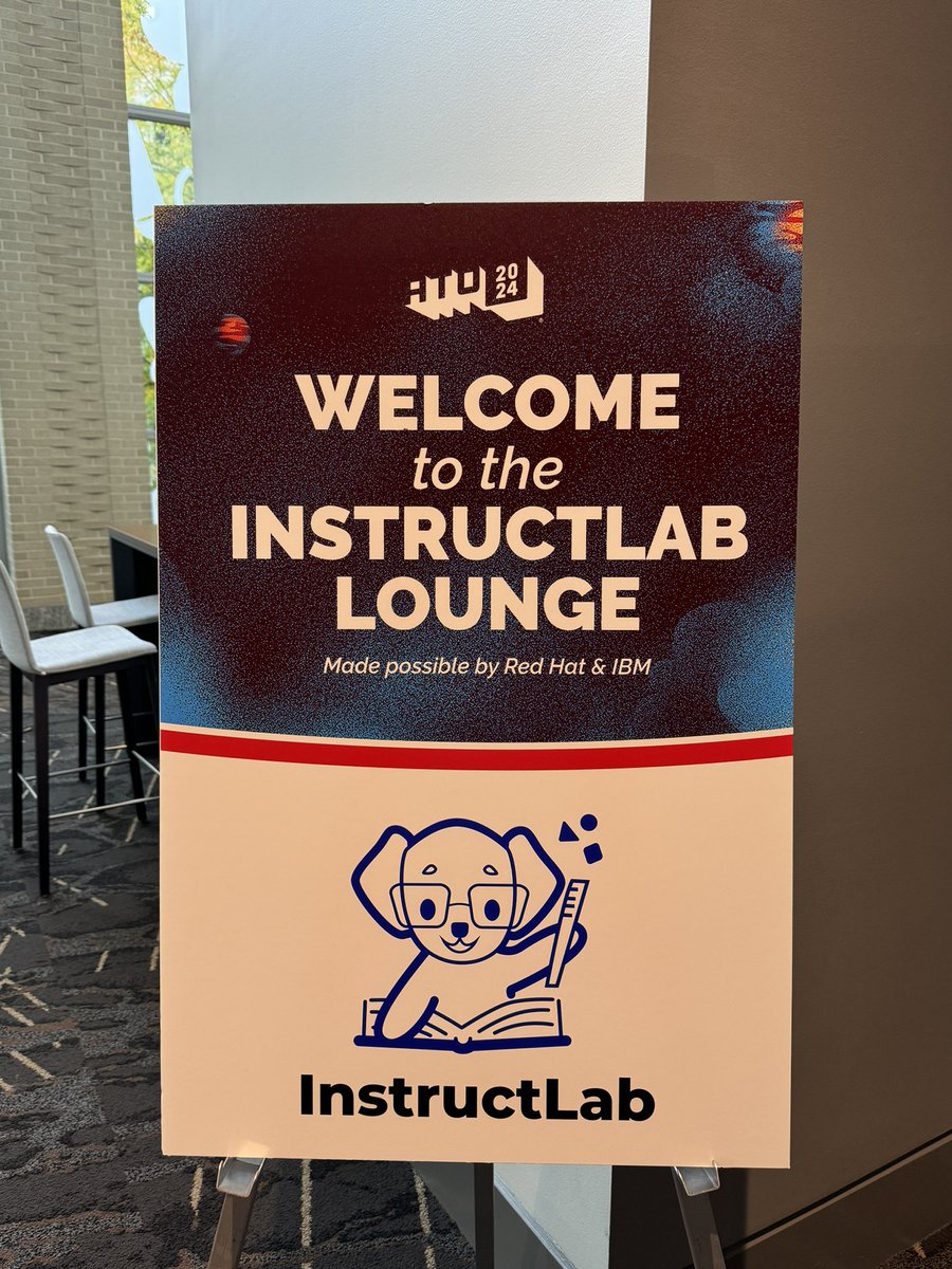 bradtopol's tweet image. We had a huge number of @AllThingsOpen attendees visit our @IBM and @redhatopen sponsored @InstructLab workshop lounge where #AllThingsOpen attendees learned about #InstructLab and @IBM’s Granite Family of open source LLMs