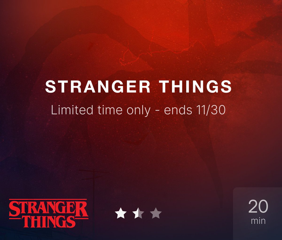 things are about to get… strange.