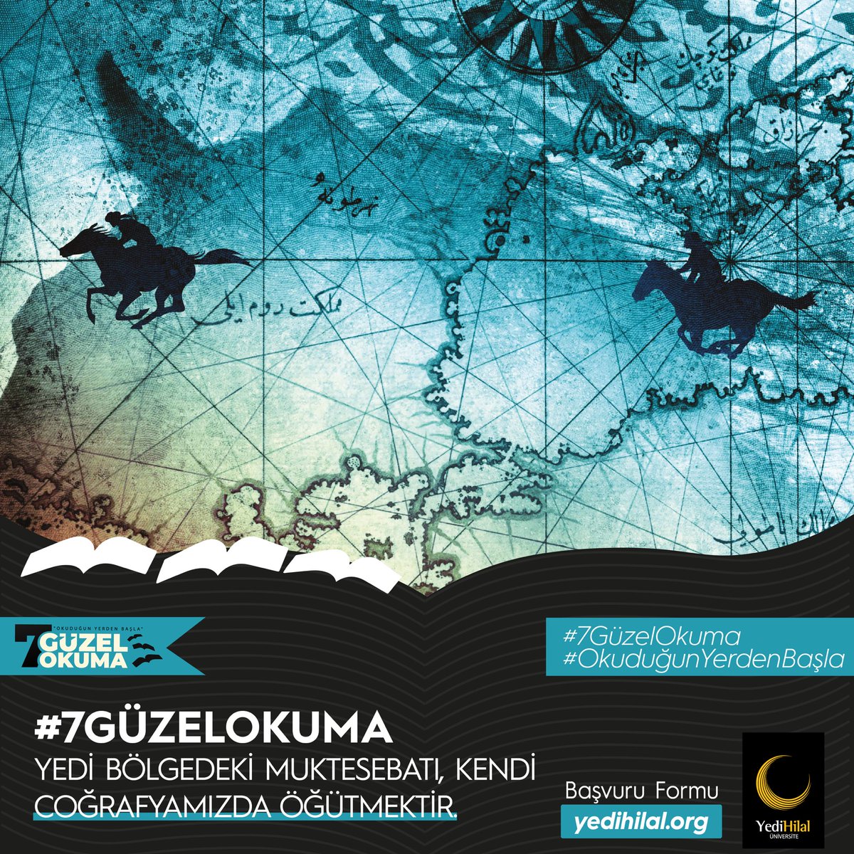Yedi bölgedeki muktesebatı, kendi coğrafyamızda öğütmektir.
Hemen başvur: yedihilal.org/7-guzel-okuma
#7GüzelOkuma #OkuduğunYerdenBaşla