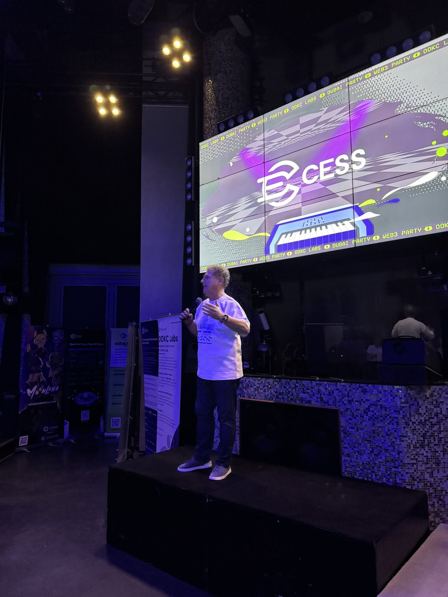 CryptoGemRnld's tweet photo. What a great day with @OOKCLabs & @CESS_Storage ! Nice event , best & beast view !
Best thing that I met the O.G of oracle
#Dubai ๐ฆ๐ช #pulseNight https://t.co/TTp7MPbKMm