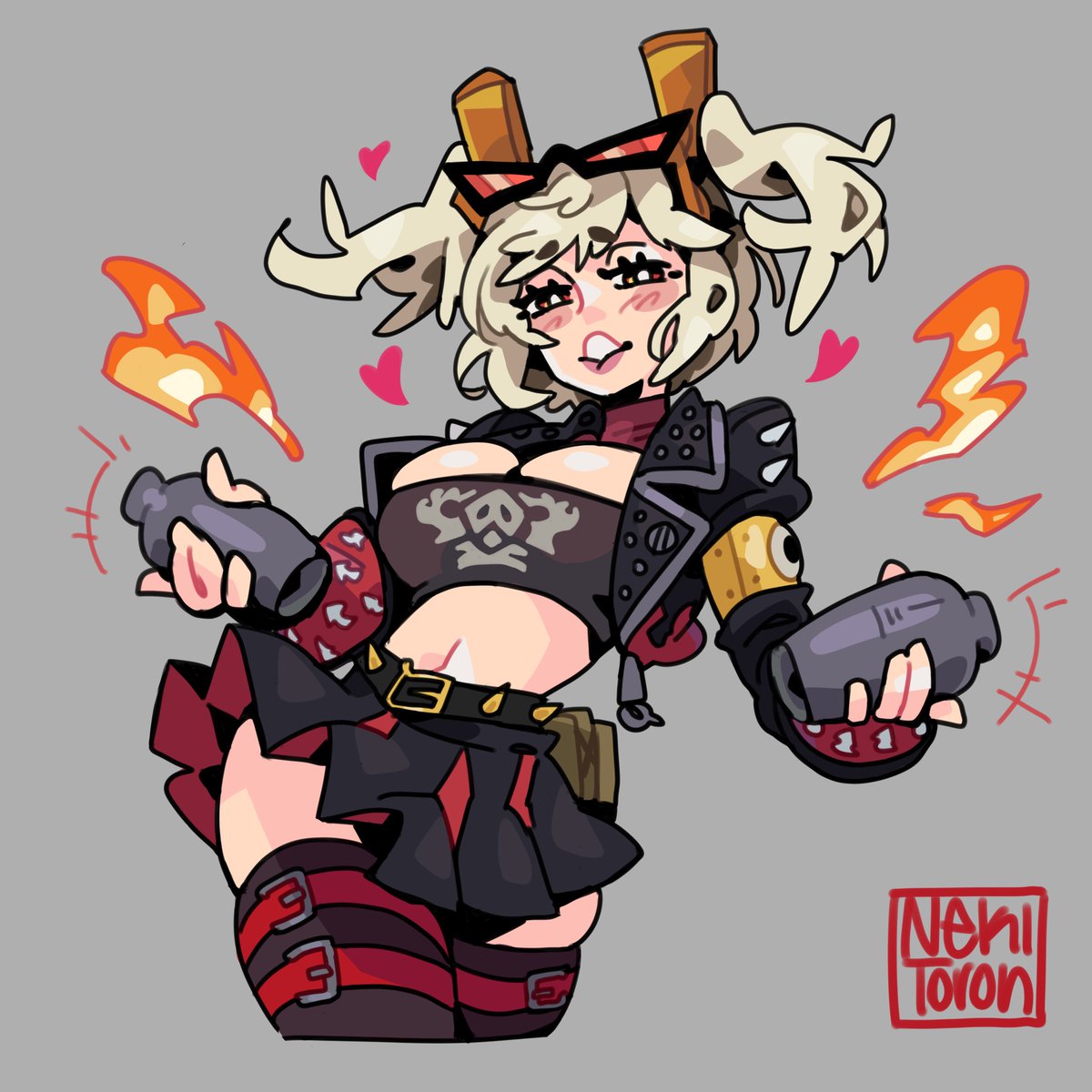 BURNICE X6 . . . GO GO! 🔥
#zzz #Burnice #ZenlessZoneZero #zzzfanart 

Sorry! But the melody is catchy 🥹💖