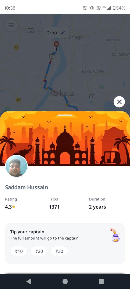 nitish402's tweet photo. @RapidoCares 

आपका एक bike captain अभी इतनी रात को Ride के दौरान misbehave किया 
बहुत ही गलत किया है इसका पूरा डिटेल्स नीचे फ़ोटो में शेयर किया जा रहा है जल्द ही जांच बैठाई जाए shame on your service @rapidobikeapp @RapidoCares @WBPolice @HowrahP https://t.co/JwTRkQIMCo