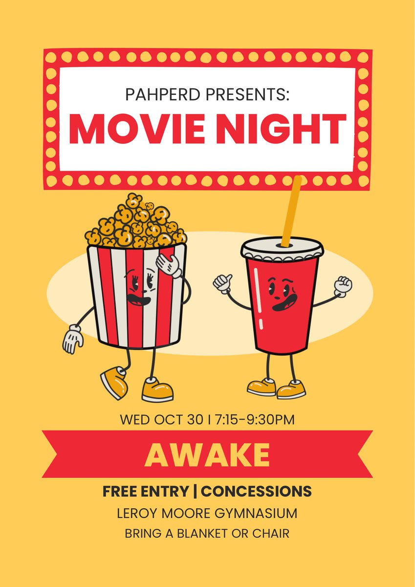 pahperd_Pv's tweet photo. Lights, Camera, Action! 🤩
Get ready for Movie Night on October 30th at Leroy G. Moore! We'll be watching "Awake" — showtime is 7:15 PM sharp! Bring a blanket, grab some snacks, and join the fun! Can’t wait to see you all there! 😁🍿  
#pvamu #pvamu24 #pvamu25 #pvamu26 🐾 #pv https://t.co/q527VC36It