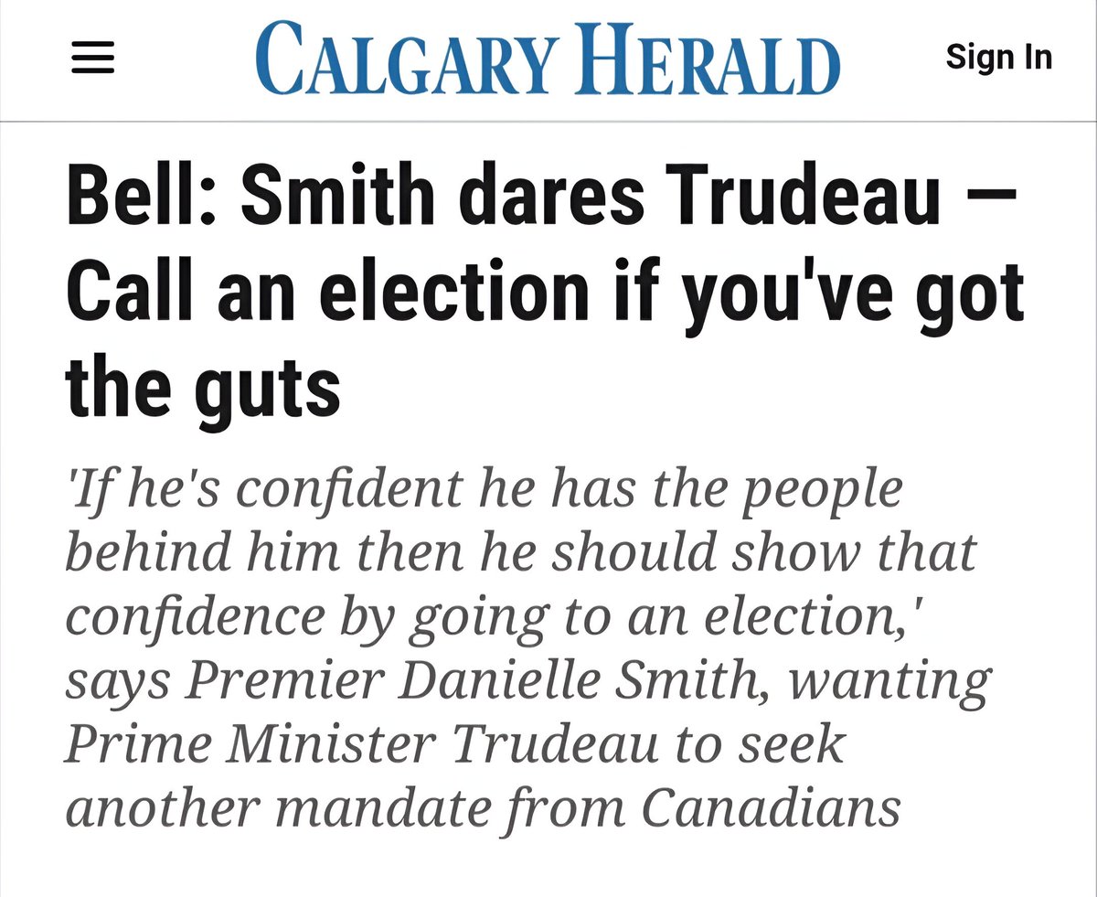 ConservativeBCC's tweet photo. Premier Danielle Smith dares Trudeau! Do you agree?
__
David Eby The NDP Elections BC https://t.co/Qk54siFC2b