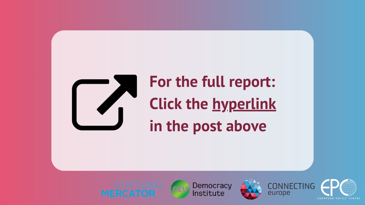 CnctingEurope's tweet photo. 🤝@CnctingEurope (@epc_eu) & the Rule of Law Clinic (@CEUDemInst) funded by @MercatorDE.
🔗👉You can find the report and the recording of the event here: https://t.co/IDGTt9tWZN
#ShadowReport #RuleOfLaw #Credibility #Accountability #SelfAssessment #InfringementActions https://t.co/4SYsnyL7wD