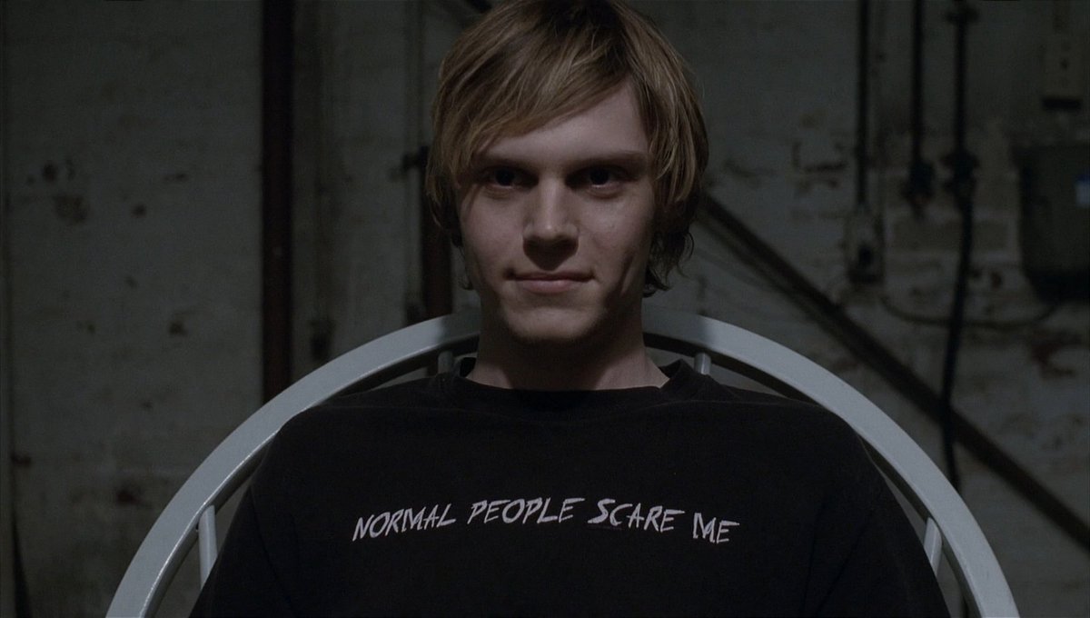 TheCinesthetic's tweet image. evan peters in american horror story (2011-)