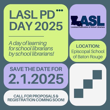 Louisiana Association of School Librarians (LASL) tweet media