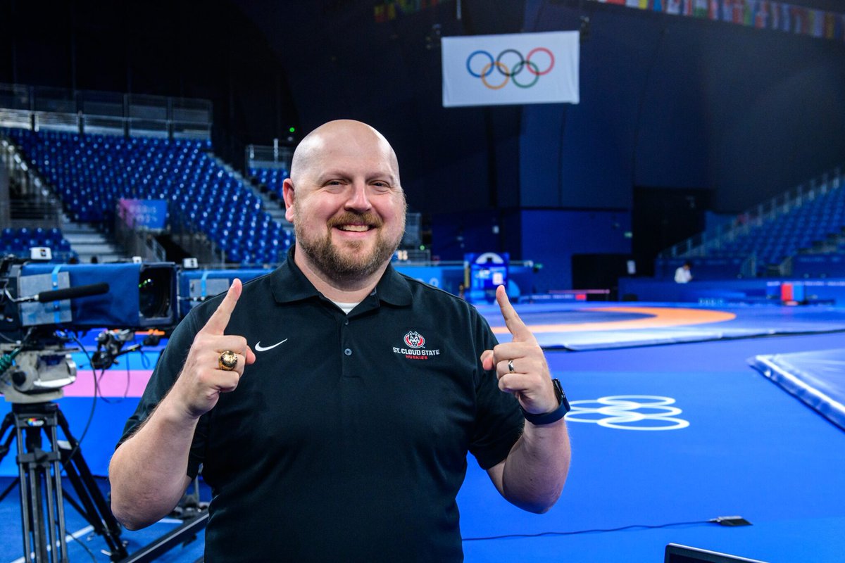 Jason Bryant has emerged as one of the top wrestling public address (PA) announcers in the world over the past decade, working at numerous wrestling world championships and the past three Summer Olympics.

But an opportunity to become the PA announcer for SCSU Men’s Hockey has