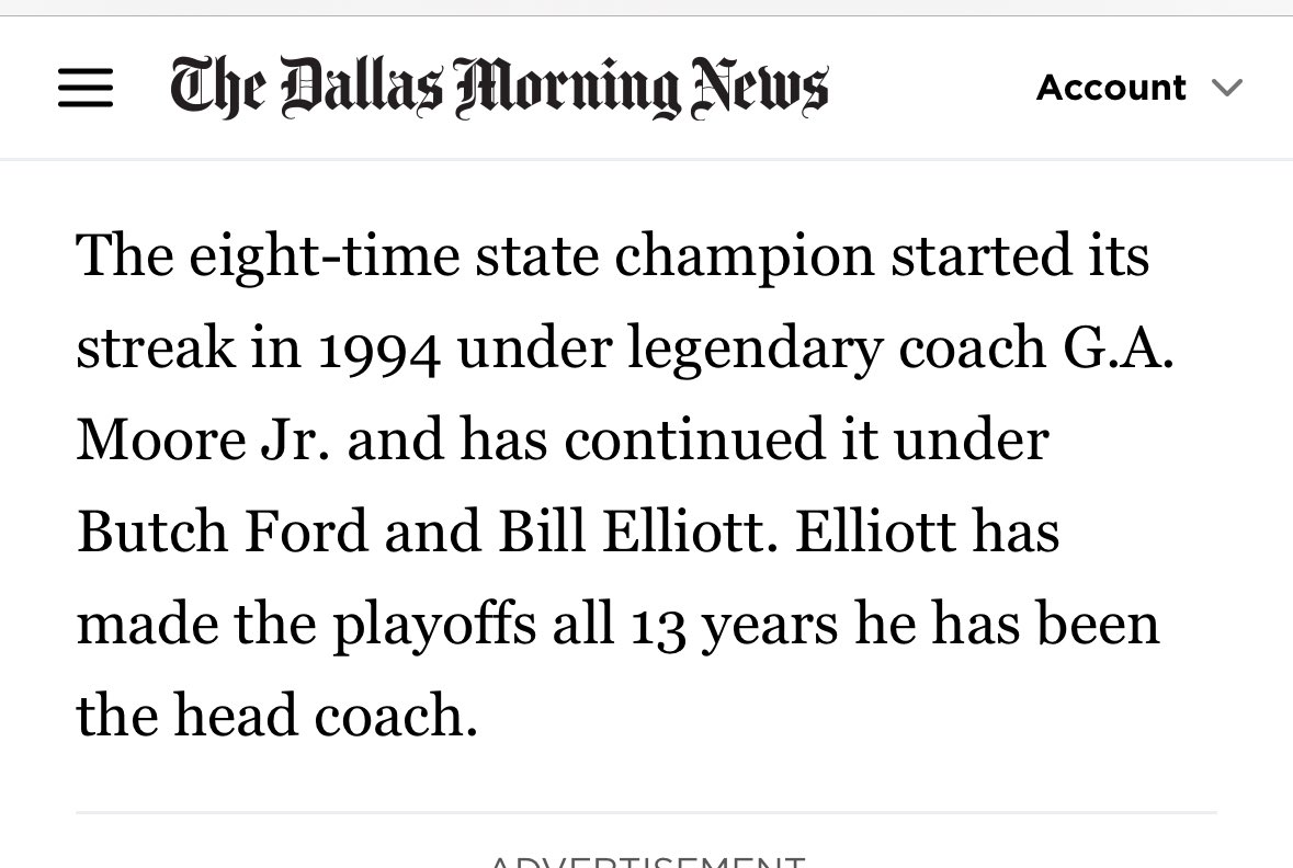 💨💨
“Eight-time state champion Celina has made the playoffs 31 years in a row….”

x.com/sportsdayhs/st…

<a href="/SportsDayHS/">SportsDayHS</a> <a href="/dallasnews/">Dallas Morning News</a> 

<a href="/RecruitCelinaFB/">Celina Bobcat Football Recruiting</a> <a href="/Coach_Grayson21/">Coach Grayson</a> <a href="/Nathaneelliott1/">Nathan Elliott</a> <a href="/davidpaine1/">David Paine</a> <a href="/RecruitMasterFB/">Recruit Master Football</a> <a href="/CoachDaniels06/">Coach Daniels</a> @diversionsm