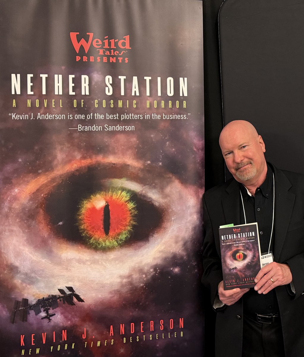 BlackstoneAudio's tweet photo. Man your intergalactic battle stations, #scfi fanatics...the Lovecraftian epic #NETHERSTATION by @nytimes bestselling author @thekja (narrated by @scottbrick) is out NOW!👾🚀

💌PUBDAY LETTER: https://t.co/8VpHA7VgEn
🪐BUY: https://t.co/Ek7kVo47PQ https://t.co/LdxhCHeiQr