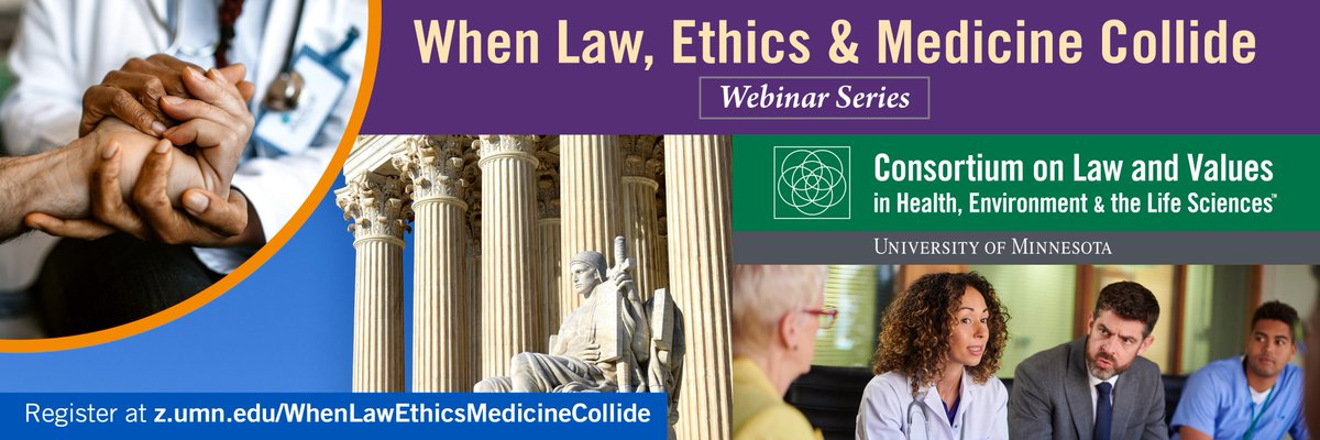 UNC Bioethics (@unc_bioethics) on Twitter photo Anne Lyerly will present at Consortium on Law and Values in Health,  Environment & the Life Sciences "When Law, Ethics & Medicine  Collide: Physician Duties When Law Restricts Reproductive Health Care."  Friday, Nov. 1, 12-1:30 pm Central. Register today consortium.umn.edu/lecture/physic… Anne Lyerly will present at Consortium on Law and Values in Health,  Environment & the Life Sciences "When Law, Ethics & Medicine  Collide: Physician Duties When Law Restricts Reproductive Health Care."  Friday, Nov. 1, 12-1:30 pm Central. Register today consortium.umn.edu/lecture/physic…
