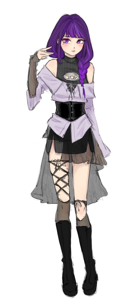 normalpersontwt's tweet photo. Raiden but she's a kpop idol #Raiden_Shogun #Raiden_Ei #GenshinImpact https://t.co/Scl1fmaDQF
