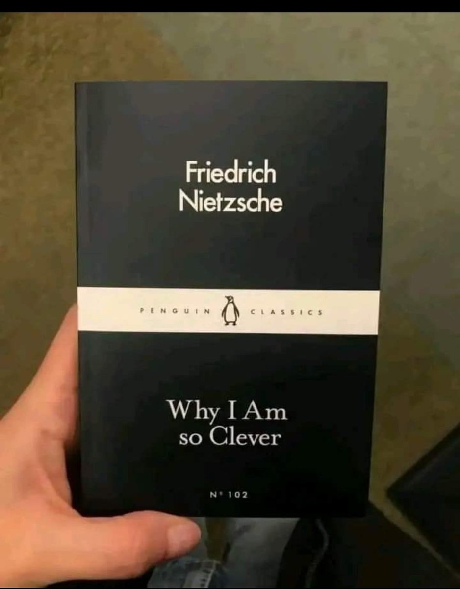 RealMadMoeney's tweet photo. Here are 10 key lessons from "Why Am I So Clever" by Friedrich Nietzsche, an essay from Ecce Homo:

1. Self-Awareness is Key: Nietzsche emphasizes the importance of deep self-reflection and understanding one’s strengths and weaknesses. His confidence in his intellect stems from knowing himself profoundly.

2. Embrace Individuality: Nietzsche advocates for embracing one’s uniqueness. True brilliance comes from rejecting societal norms and following one’s own path, no matter how unconventional.

3. Overcoming Hardship: Nietzsche credits his cleverness to the hardships he has endured. Struggles in life can foster intellectual and personal growth, making one stronger and more insightful.

4. Solitude Fosters Creativity: Nietzsche often discusses how solitude is essential for deep thinking and creativity. Being alone allows for uninterrupted reflection and development of original ideas.

5. Physical and Mental Health Connection: Nietzsche stresses the importance of physical health to intellectual brilliance. A strong body nurtures a strong mind, allowing one to perform at their best.

6. Mastery of One’s Mind: To be clever, one must master their mind. Nietzsche believes that intellectual power comes from mental discipline, focus, and the ability to control one’s thoughts.

7. Reject Mediocrity: Nietzsche sees society as often encouraging mediocrity. True brilliance, in his view, comes from rejecting average thinking and aspiring to achieve more than what is expected.

8. Doubt as a Tool: Nietzsche often uses skepticism as a way to challenge commonly held beliefs. Questioning everything, even oneself, is a way to arrive at deeper truths.

9. Philosophy as a Way of Life: Nietzsche’s cleverness is rooted in living a philosophical life. For him, philosophy is not an abstract discipline but a way of engaging with the world and constantly seeking wisdom.

10. Embrace Change and Growth: Nietzsche believes that one must constantly evolve and adapt. Stagnation, in thought or life, prevents intellectual growth, and cleverness comes from continuously pushing one's boundaries.