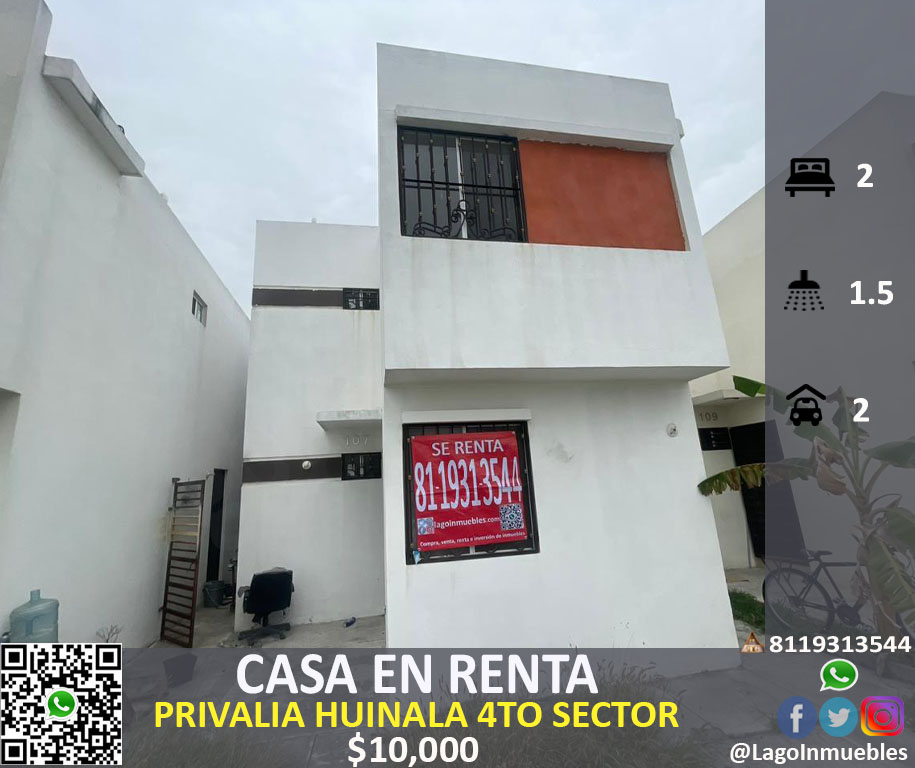 LagoInmuebles's tweet photo. Casa en Renta, Privalia Huinala 4to Sector🏡🌳 https://t.co/fiCpCybiYZ