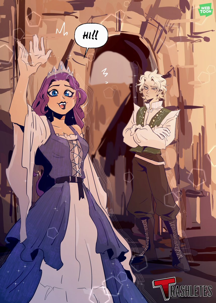 Webtoon OC Tober Prompt 5 | Renfaire 🤍💛
Read Trashletes on <a href="/webtooncanvas/">WEBTOON CANVAS</a> 
#webtoon_oc_tober #drawwithcanvas #webtoon #illustration #renfaire