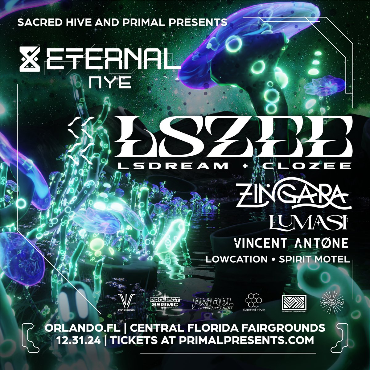 LSZEE NYE!!!!

Eternal NYE in Orlando w/ <a href="/CloZeeOfficial/">CloZee</a> 🙏🏼🪩

tix ticketweb.com/event/eternal-…