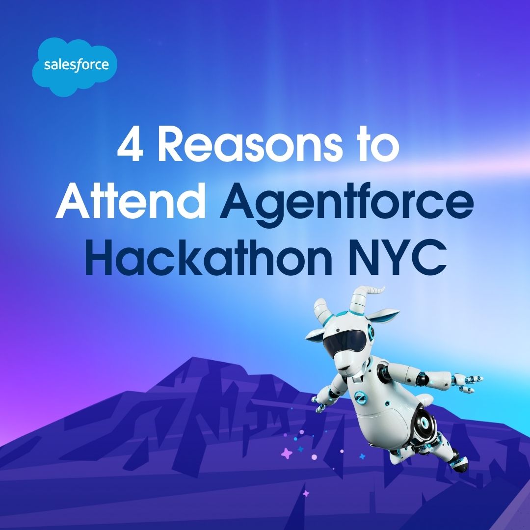 SalesforceAdmns's tweet photo. 🤖 Learn. Build. Connect. Win. 

Join the Agentforce Hackathon November 18-19 before #AgentforceTour NYC! 

You'll team up with fellow Trailblazers to showcase what can be #BuiltWithAgentforce + compete for cash prizes. Terms apply. #SFContest

Register: https://t.co/u2qXW4bZS2