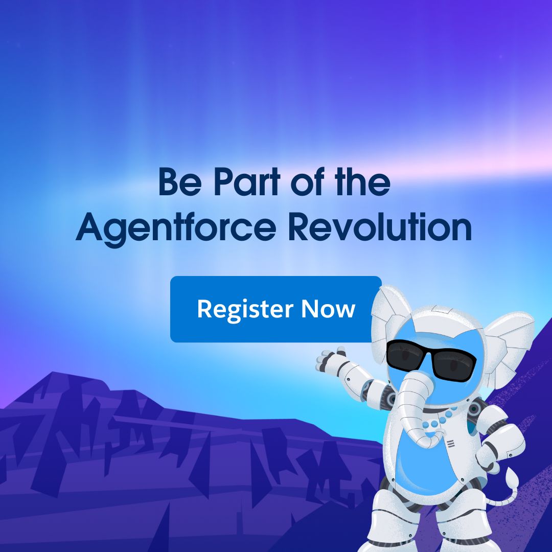 SalesforceAdmns's tweet photo. 🤖 Learn. Build. Connect. Win. 

Join the Agentforce Hackathon November 18-19 before #AgentforceTour NYC! 

You'll team up with fellow Trailblazers to showcase what can be #BuiltWithAgentforce + compete for cash prizes. Terms apply. #SFContest

Register: https://t.co/u2qXW4bZS2