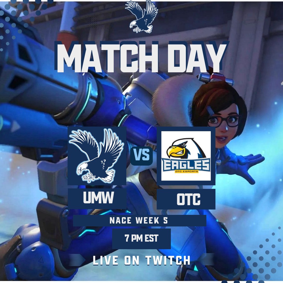 Wall up! Join us as Overwatch takes on <a href="/otcesports/">Ozarks Tech Esports</a> in @NACEsportsWeek 5 tonight at 7 PM EST!  

twitch.tv/umwesports 

#GetDirtyGoWash