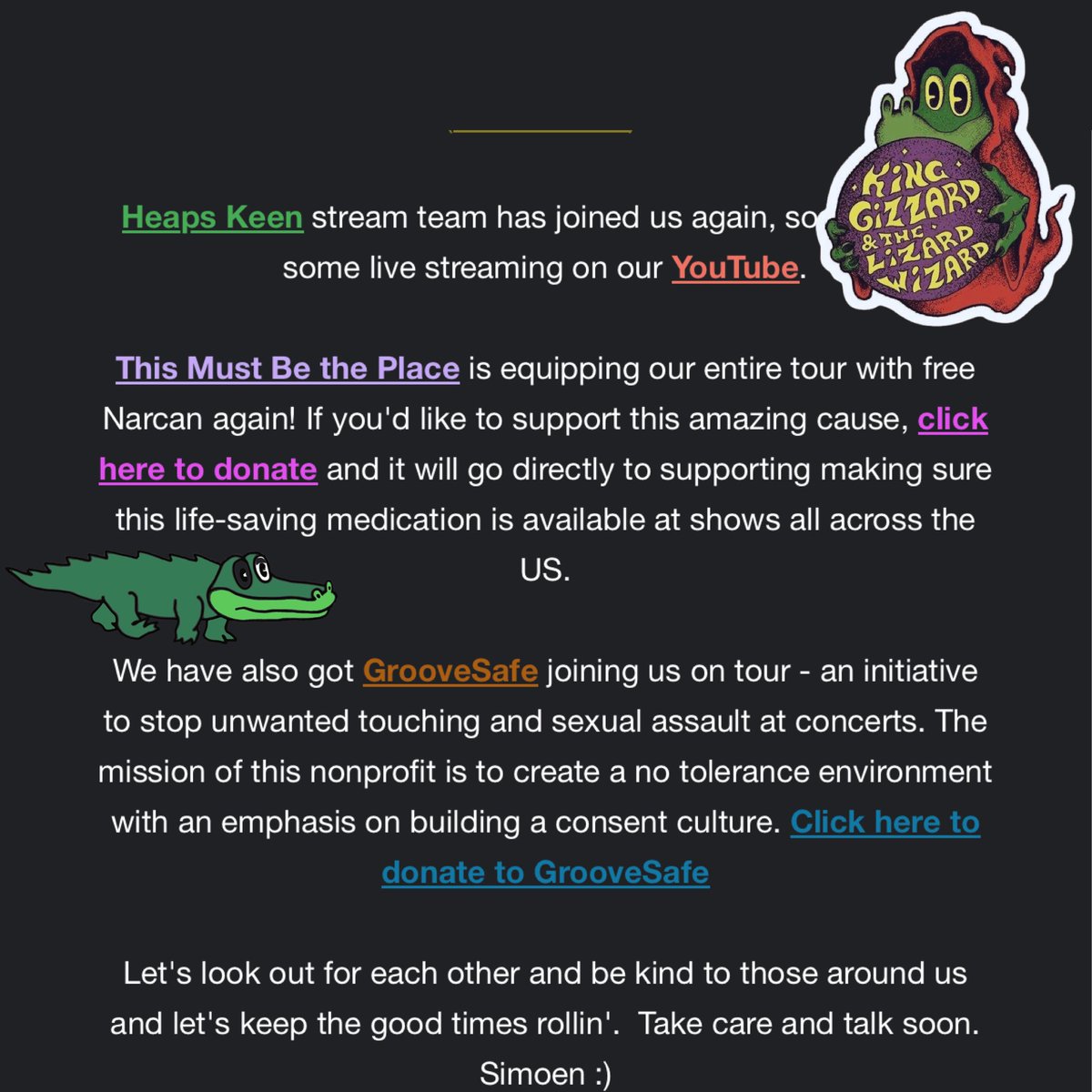 GrooveSafe's tweet photo. See you on the road @kinggizzard #kinggizzard #groovesafe #kglw https://t.co/6zlYv3t9PO