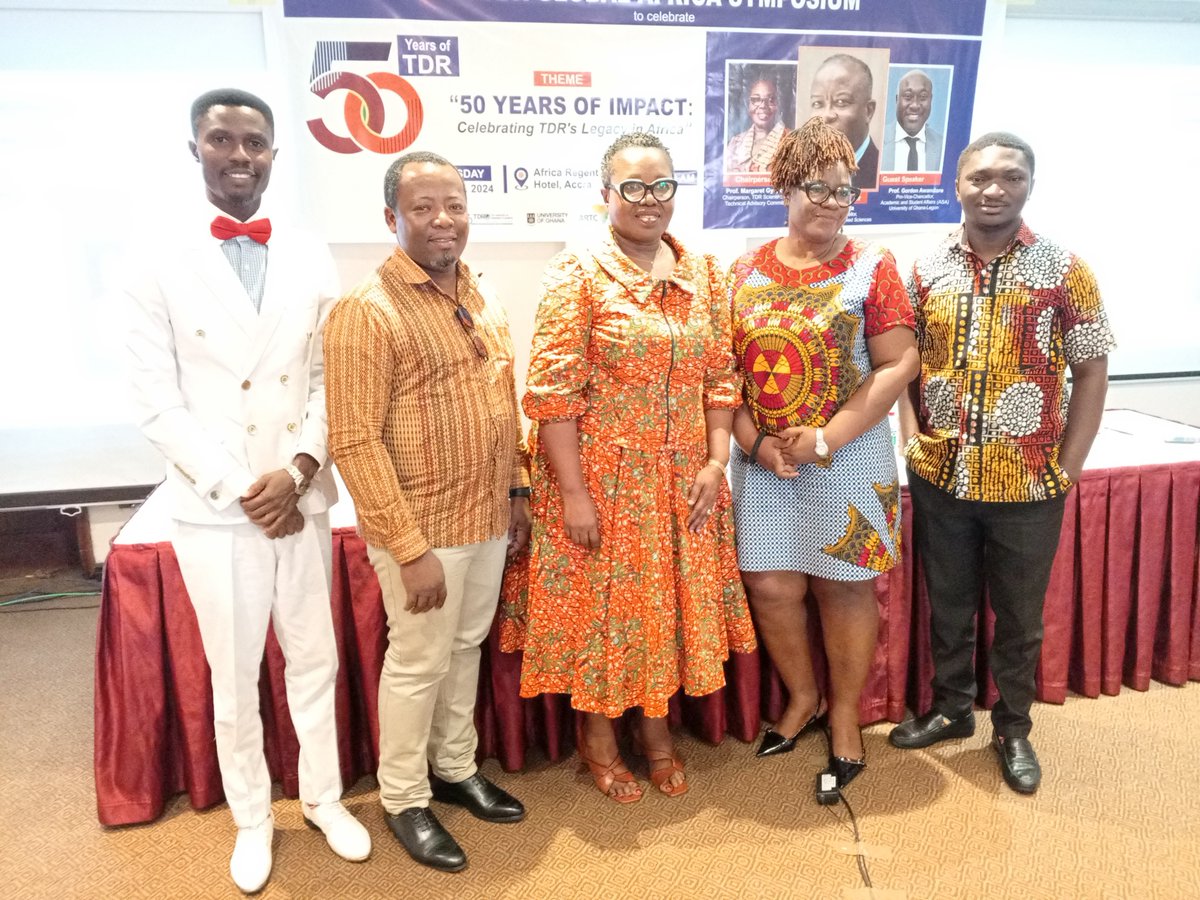great4lif's tweet photo. Last week, I was at the African Regent Hotel in Accra, Ghana, for the TDR Global Africa @tdrglobalafrica  Symposium: 50 Years of Impact. It was time to celebrate TDR's @TDRnews Legacy in Africa. https://t.co/1j611sPxfF
