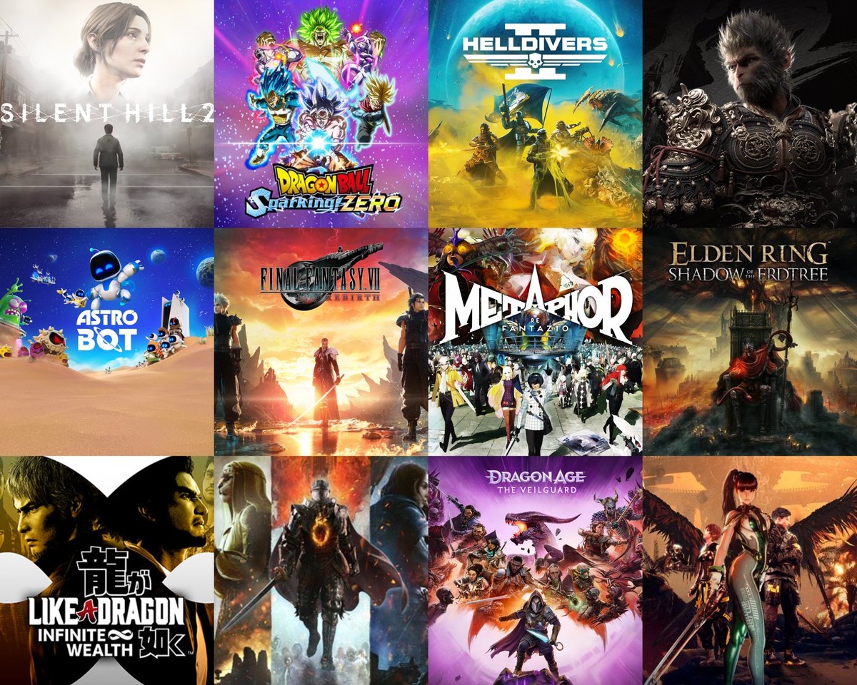 mrpyo1's tweet image. 2024 is definitely not a weak year for gaming