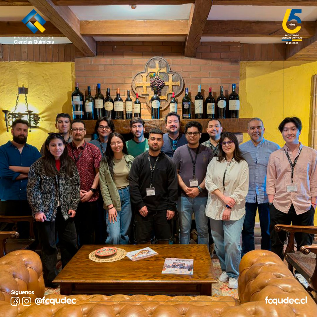 📢 Gran participación de la Facultad de Ciencias Químicas en el XIX Encuentro de Química Inorgánica 2024, Santa Cruz, Chile, <a href="/xixeqi2024/">XIXEQI2024</a> (Instagram). 
🤳 En la cuenta de Instagram pueden encontrar más fotos de las presentaciones orales y sesiones de poster.