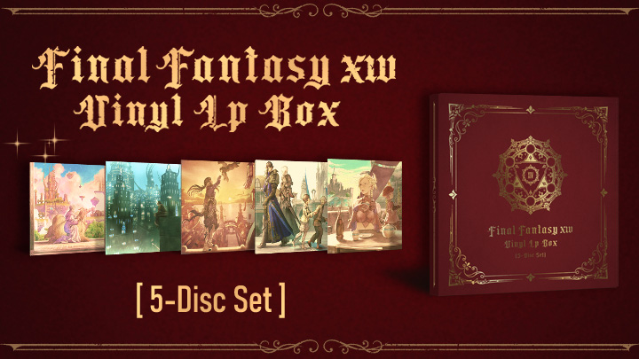 Introducing the #FFXIV Vinyl LP Box, now including Endwalker!

💿 A Realm Reborn
💿 Heavensward
💿 Stormblood
💿 Shadowbringers
💿 Endwalker

Pre-order to hear these beloved tracks on the warm sound of vinyl! 🛍️ sqex.to/1gdeK